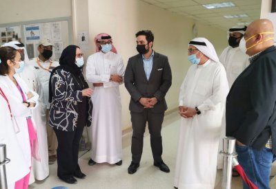 بالصور: معالي رئيس المجلس الأعلى للصحة يزور مركز الرفاع الشرقي الصحي