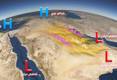 "البوارح" تشتد.. عواصف وموجات غبارية بدول المنطقة