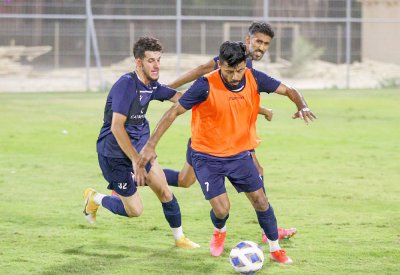 منتخبنا الوطني يواصل تدريباته