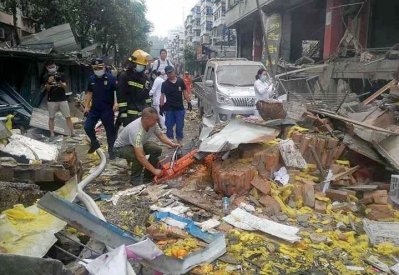 مقتل 11 شخصا في انفجار ضخم للغاز بوسط الصين
