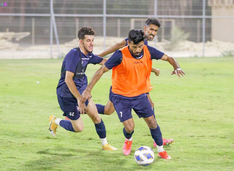 منتخبنا الوطني يواصل تدريباته