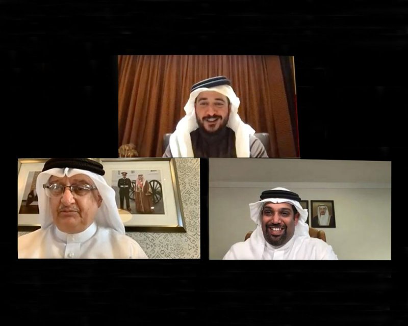 خالد بن حمد يجتمع مع وزير المالية والاقتصاد الوطني