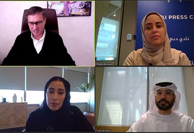 "نادي دبي للصحافة" ينظّم سلسلة من اللقاءات عن بُعد مع قيادات مؤسسات الإعلام في المنطقة العربية