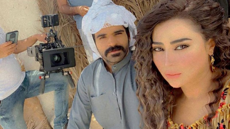 شيماء سبت تشارك بصورة من كواليس​ مسلسل  “دار غريب”
