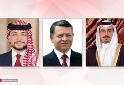 سمو ولي العهد رئيس مجلس الوزراء يتلقى برقيتي شكر جوابية من ملك الأردن وولي عهده