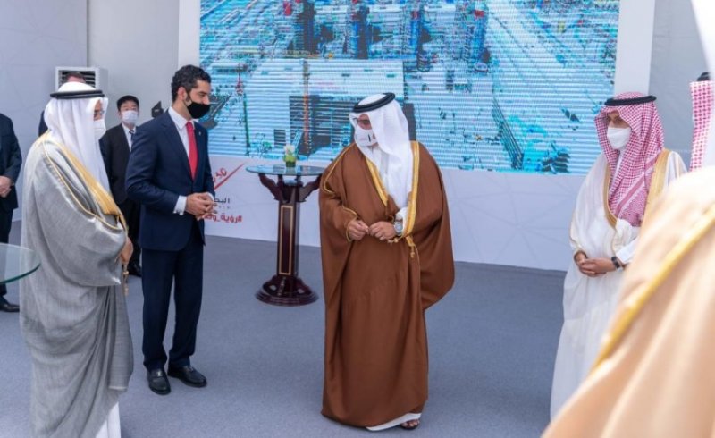 بالصور: سمو ولي العهد رئيس مجلس الوزراء يفتتح مشروع محطة الدور 2 لإنتاج الكهرباء والماء