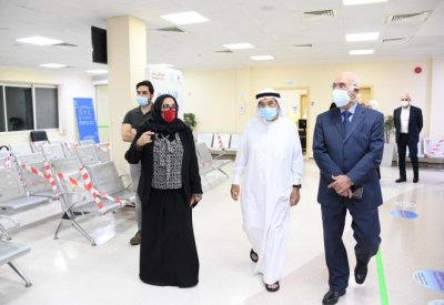 رئيس المجلس الأعلى للصحة يزور مركز الشيخ جابر الصحي في باربار