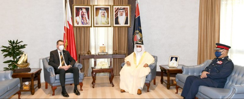 معالي وزير الداخلية يبحث مع السفير الألماني عددا من الموضوعات ذات الاهتمام المشترك
