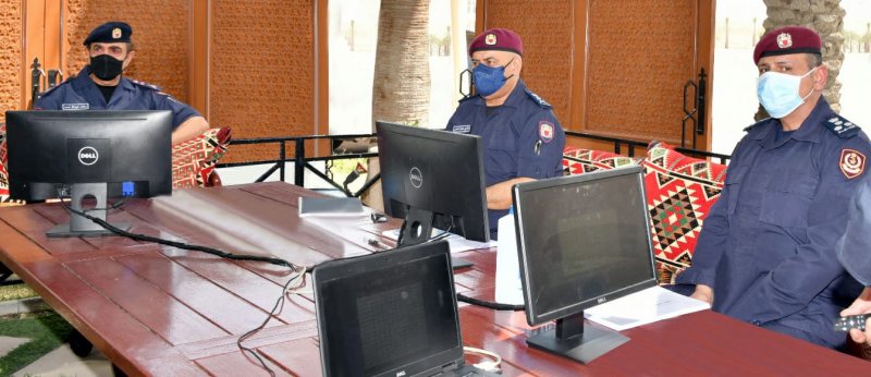 وزير الداخلية يقوم بزيارة تفقدية لقوة الأمن الخاصة