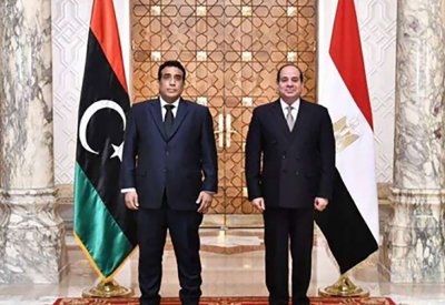 الرئيس المصري يؤكد دعم بلاده لأمن واستقرار ليبيا