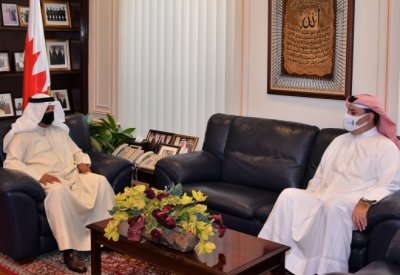 سمو الشيخ خالد بن محمد بن سلمان يستقبل رئيس ديوان سمو ولي العهد