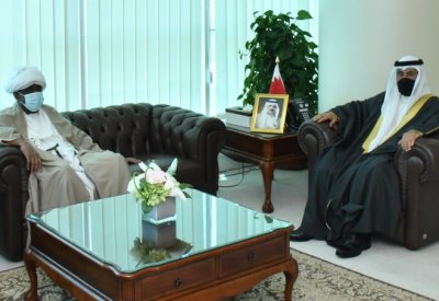 وزير شؤون مجلسي الشورى والنواب يستقبل السفير السوداني