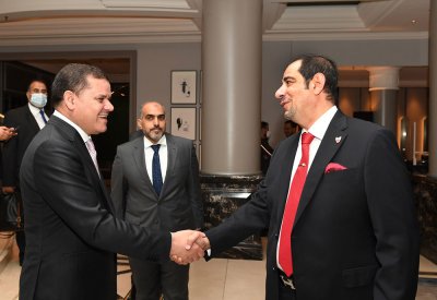 سفير مملكة البحرين في برلين يشارك في اللقاء بين مجلس السفراء العرب ورئيس حكومة الوحدة الوطنية المؤقتة في ليبيا