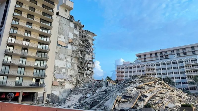 5 قتلى و156 مفقودًا في مبنى فلوريدا المنهار.. سباق مع الزمن للبحث عن ناجين
