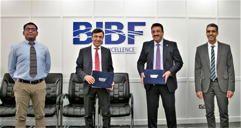 معهد «BIBF» يوقع اتفاقية مع شركة مطاعم “لا شوكولا” في مبنى المعهد الجديد، في خليج البحرين
