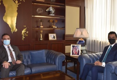 وزير شئون الكهرباء والماء يستقبل النائب د. هشام العشيري