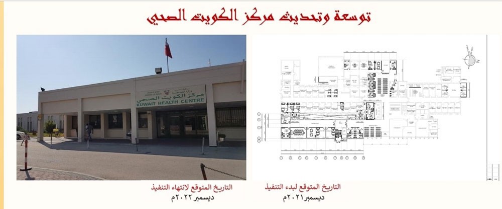 مشروع توسعة وتحديث مركز الكويت الصحي