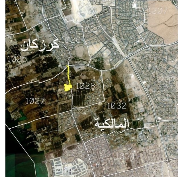 مشروع إنشاء شبكة صرف صحي في منطقة كرزكان بمجمع  1027