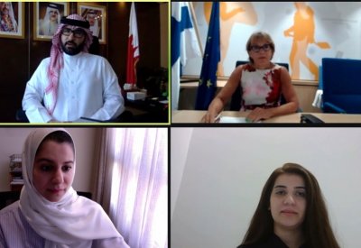 المؤيد يبحث مع فنلندا استفادة البلدين من تجربة تطوير المراكز الشبابية والبرامج الاجتماعية