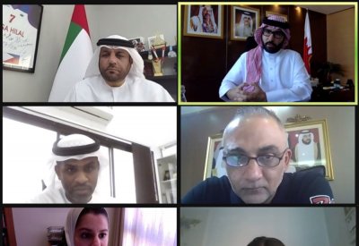المؤيد يبحث مع رئيس مجلس الشارقة الرياضي التعاون الثنائي  