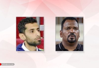 خليل والمدوب خارج نادي البحرين