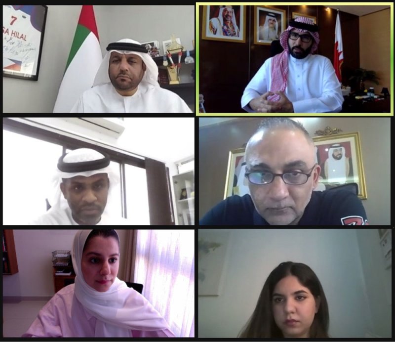 المؤيد يبحث مع رئيس مجلس الشارقة الرياضي التعاون الثنائي  