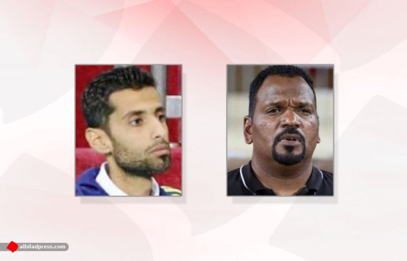 خليل والمدوب خارج نادي البحرين
