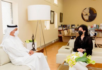 الشيخة مي تبحث مع وزير الاسكان سبل الارتقاء بمدن البحرين التاريخية