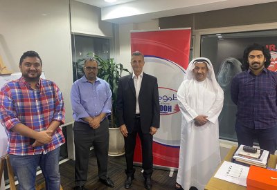 بن جلال يبحث التعاون المشترك بين طموح ونادي المنامة