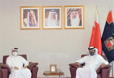 رئيس الجمارك يستقبل رئيس مجلس إدارة خدمات مطار البحرين