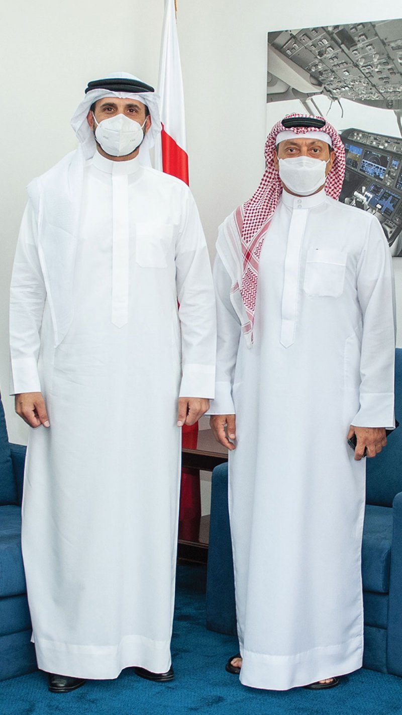 طيران الخليج تستضيف سفير البحرين لدى إسرائيل بمقرها الرئيسي