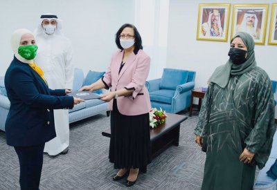 وزيرة الصحة تتسلم أوراق تفويض ممثل منظمة الصحة العالمية لدى مملكة البحرين