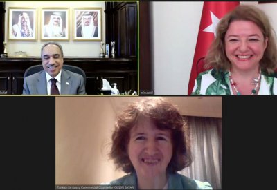 وزير الأشغال يستقبل السفيرة التركية بمناسبة تعيينها