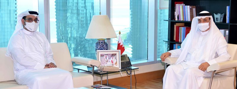 حميدان يبحث مع النائب السلوم سبل الارتقاء بالموارد البشرية الوطنية 