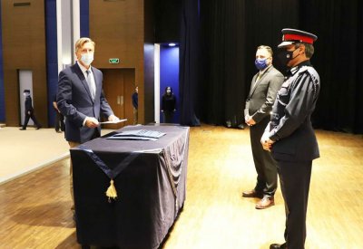 إدارة التدريب تقيم حفل تخريج دورة "إدارة برامج التدريب في مكافحة الإرهاب"