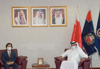 معالي رئيس الجمارك يستقبل سفير جمهورية كوريا الجنوبية لدى مملكة البحرين