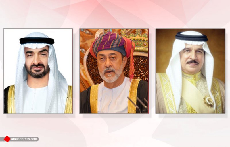 اتصالان هاتفيان بين جلالة الملك المفدى وسلطان عمان وولي عهد أبوظبي