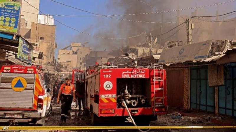 قتيل و10 مصابون في انفجار "غامض" وسط غزة