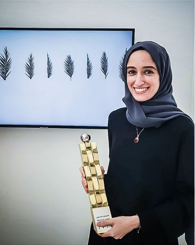 مريم النعيمي.. الفن لا يقتصر على الجانب الجمالي والمهم المساحة التي يخلقها العمل للتأمل