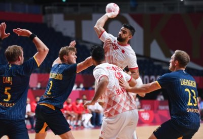 بالصور: منتخبنا يقارع السويد وصيف بطل العالم بأداء بطولي