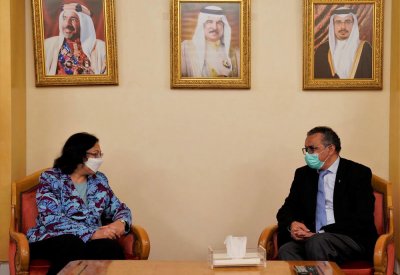 بالصور: وصول المدير العام لمنظمة الصحة العالمية
