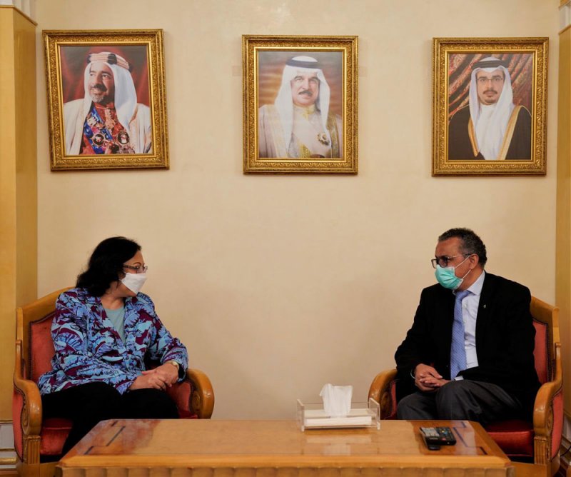 بالصور: وصول المدير العام لمنظمة الصحة العالمية