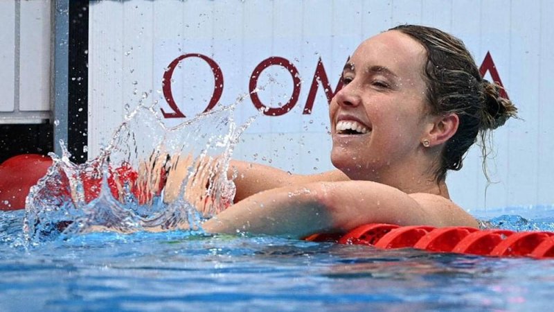 الأولمبياد.. السباحة الأسترالية ماكيون تحرز ذهبية 100 م حرة