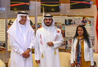 الملكية للأعمال الإنسانية تعين ابنها عبدالرحمن الشيخ "سفير الخير"