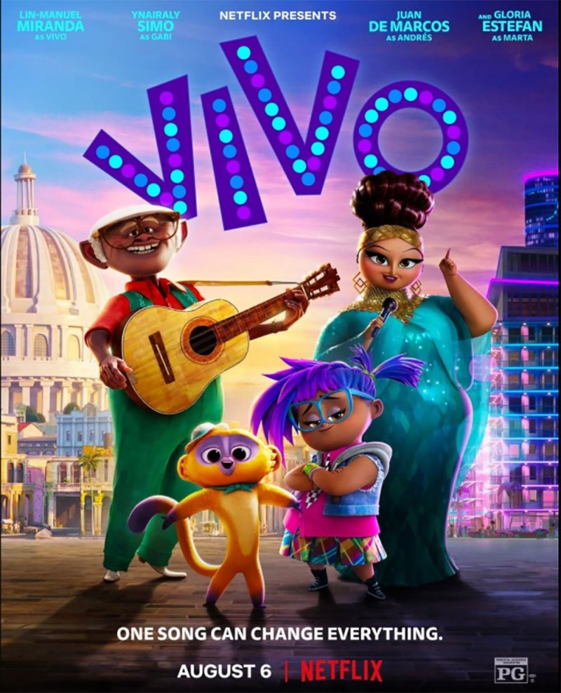 تقديم فيلم الرسوم المتحركة ”VIVO" على "نتفليكس"