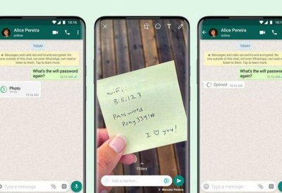 واتساب تعلن إطلاق ميزة "العرض مرة واحدة"