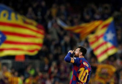 برشلونة يستعرض أرقام ميسي الإعجازية