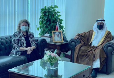 وزير شؤون مجلسي الشورى والنواب يستقبل السفيرة التركية