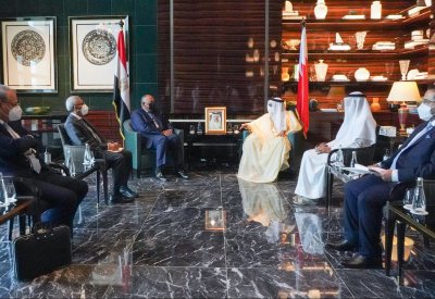 وزير الخارجية يجتمع مع وزير خارجية جمهورية مصر العربية الشقيقة