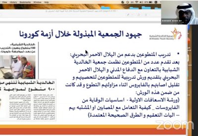 اختتام فعاليات الملتقى الشبابي التطوعي الدولي الافتراضي